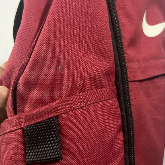 Nike Training Brasilia Gym School Backpack Poly RED Bookbag Travel FLAW - Picture 5 of 10